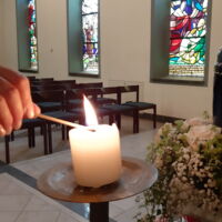 Detailaufnahme Kerze